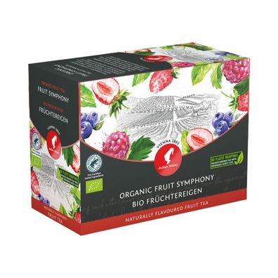 Julius Meinl Tee Bio Früchtereigen Big Bag (Kannen Teebeutel), Früchtetee, 20 Teebeut