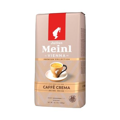Julius Meinl Premium Collection Caffè Crema Selezione UTZ, Ganze Bohne, 1kg Packung