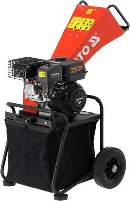 Benzin Gartenhäcksler mit 4-Takt-Motor, 5,44 PS, 50mm Schnittstärke