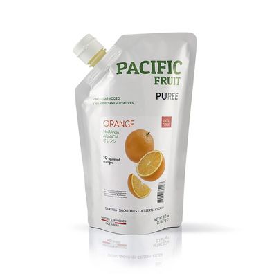 Pacific Fruit Püree Orange 1kg Fruchtpüree für Marinaden, Dressings & Glasuren