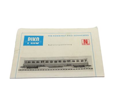 Piko Triebwagen - Betriebsanleitung
