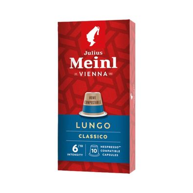 Julius Meinl Inspresso Lungo Classico 4, Nespresso-kompatibel, kompostierbar, 10 Kaff
