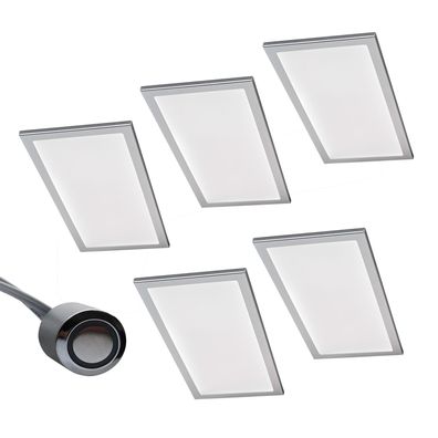 Oprawa kuchenna LED pod szafk? 5x6 W, lampa kuchenna Basso ze ?ciemniaczem