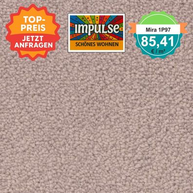 Vorwerk Mira 1P97 Velours Teppichboden 4 m breit versandkostenfrei ab 5 m²