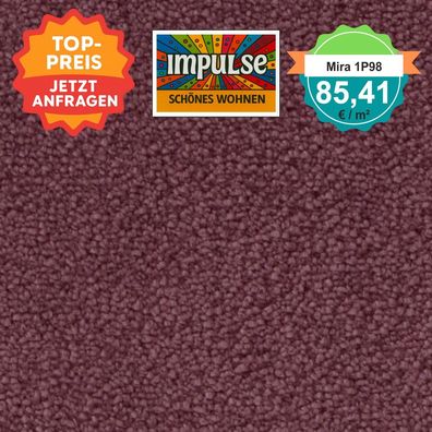 Vorwerk Mira 1P98 Velours Teppichboden 4 m breit versandkostenfrei ab 5 m²