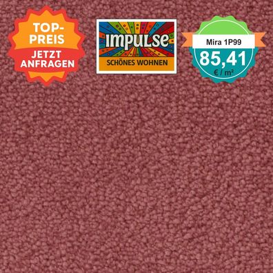 Vorwerk Mira 1P99 Velours Teppichboden 4 m breit versandkostenfrei ab 5 m²