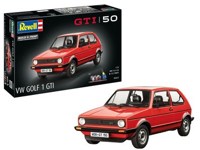 Revell Volkswagen VW Golf GTI Geschenkset 50 Jahre in 1:24 Revell 05623 Bausatz