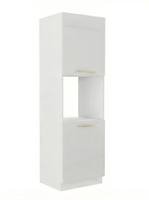 Backofen Hochschrank 60cm Weiß Hochglanz/Matt Küchenzeile Küchenblock