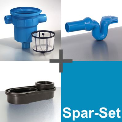 Regenfilter Set GF DN 100 ohne Höhenversatz, Zisternenfilter, Spar Set
