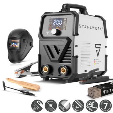 Stahlwerk Elektroden-Schweißgerät ARC 200 Synergic Pro Vollausstattung