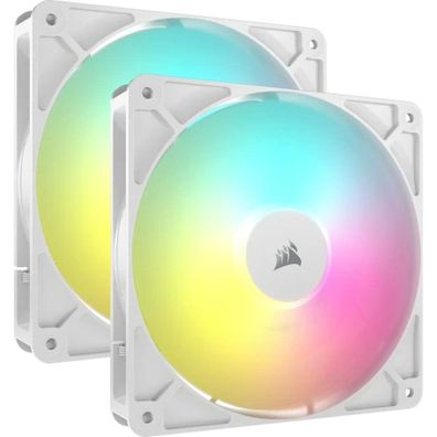 Corsair Lüfter 140 * 140 * 25 RS140 WHITE ARGB PWM Dual Pack
