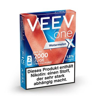 VEEV one Pod Watermelon * X* 20mg/ml Nikotin à 2 Pods
