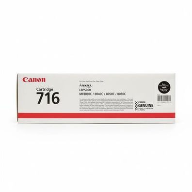 Canon 716 Tonerkartusche Schwarz für i-SENSYS Drucker, Neu, 1980B002