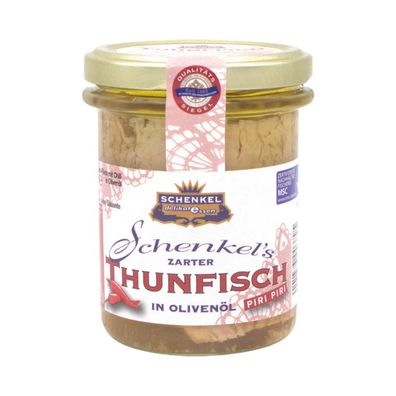 Schenkel MSC Thunfisch in Olivenöl Piri Piri, 196 Gramm