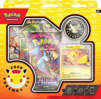 Pokemon Karten TCG Pokmon Day 2026 - Kollektion Pikachu (deutsch)