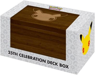 Pokmon 25th Anniversary Deck Box Karten Sammelkarten TCG