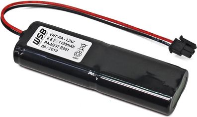 Notleuchten-Akku 4,8V 1100mAh NiMH für Inotec 890021