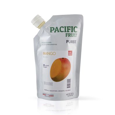 Pacific Fruit Püree Mango 1kg Fruchtpüree ohne GVO, Konservierungsmittel & Gluten