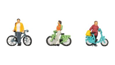 Noch 15896 Fahrradfahrer, Figuren H0 (1:87)