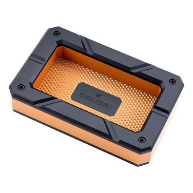 Colibri Zigarrenascher Aluminium Rally schwarz/rosegold