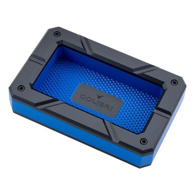 Colibri Zigarrenascher Aluminium Rally schwarz/blau