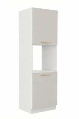 Backofen Hochschrank 60cm Kaschmir Matt Küchenzeile Küchenblock Küche