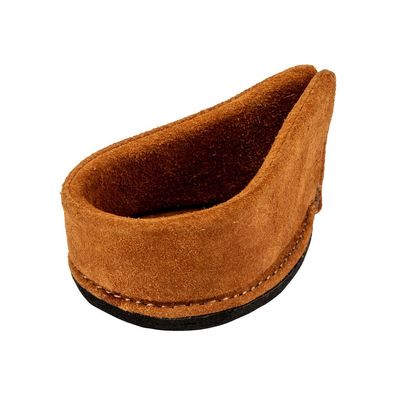 Pfeifenständer Velourleder braun antik, 1er