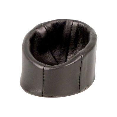 Pfeifenständer Pantoffel Leder schwarz, 1er