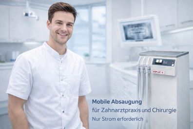 mobile Absauganlage für die Zahnarztpraxis Aspijet