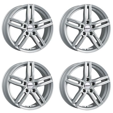 4 Carmani Felgen 14 Paul 6.5x16 ET42 5x112 SIL für Seat Altea Ateca Leon Toledo