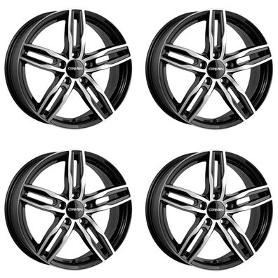 4 Carmani Felgen 14 Paul 6.5x16 ET46 5x112 SWFP für VW Beetle Caddy Golf Plus Golf V