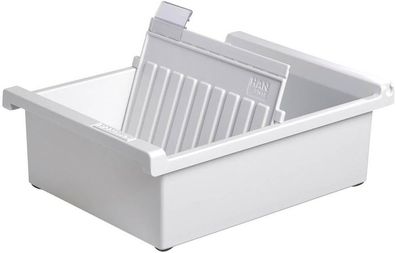 HAN Karteitrog DIN A6 quer innovatives, attraktives Design für 800 Karteikarten, inkl