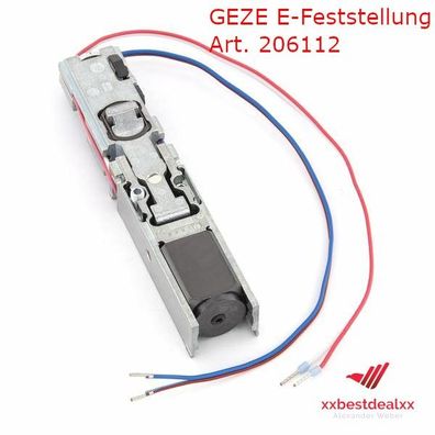 GEZE E-Feststellung mit Microschalter Art. 206112 für Gangflügel & Standflügel