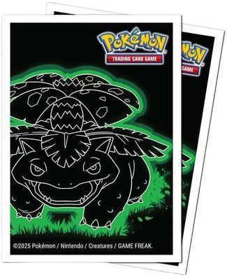 Pokemon TCG APEX 105 Héllen Neon Kanto Bisaflor Sleeves Kartenhéllen