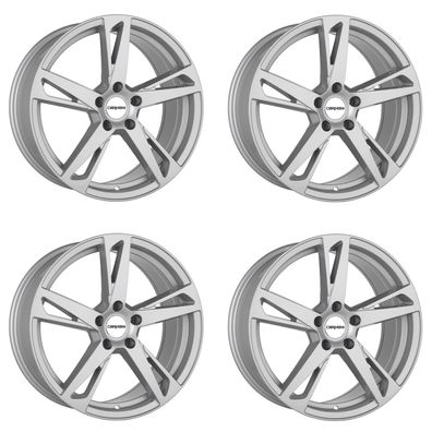 4 Carmani Felgen 16 Anton 6.5x16 ET50 5x112 SIL für VW Beetle Caddy Golf Plus Golf V
