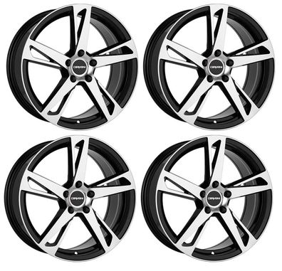 4 Carmani Felgen 16 Anton 7.5x17 ET38 5x112 SWP für Ssangyong Korando Tivoli XLV