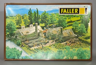 Faller H0 B-254 Große Gärtnerei Gewächshaus und Zuchtbeete Blumenbeete NEU OVP