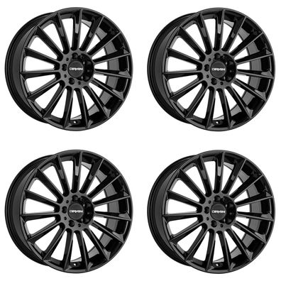 4 Carmani Felgen 17 Fritz 8.5x20 ET40 5x112 SW für Audi A3 A4 A6 A7 A8 Q2 Q3 Q4 Q5 TT
