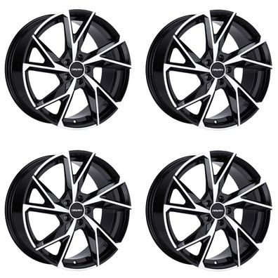 4 Carmani Felgen 23 Rudi 8.5x19 ET40 5x112 SWFP für Audi A3 A4 A6 A8 Q2 Q4 RS3 TT