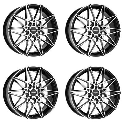 4 Carmani Felgen 18 Knut 8.0x18 ET30 5x112 SWFP für Infiniti Q30 QX30