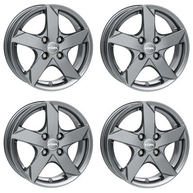 4 Rial Felgen Kodiak 5.5Jx14 ET35 4x100 GRAP für Citroen C1