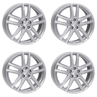 4 Rial Felgen X10 7.0Jx18 ET43 5x112 SIL für Volkswagen Beetle Caddy E-Golf EOS Golf
