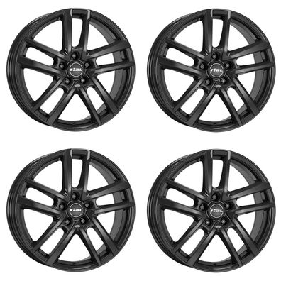 4 Rial Felgen Astorga 8.0Jx18 ET44 5x112 SW für Volkswagen Beetle Caddy E-Golf EOS