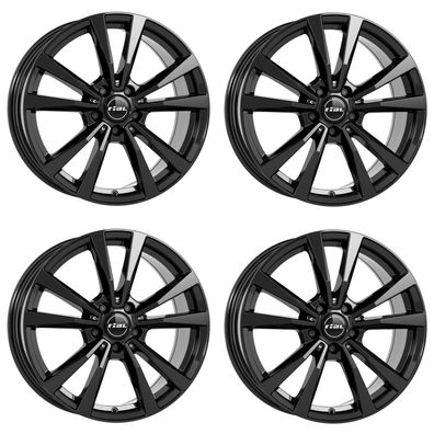 4 Rial Felgen M12 7.5Jx18 ET44 5x112 SW für AUDI A4 A6