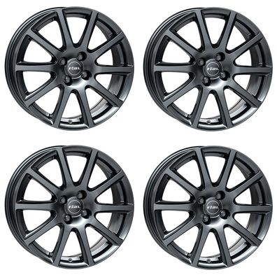 4 Rial Felgen Milano 6.5Jx15 ET38 4x100 TITA für Volkswagen Caddy Lupo