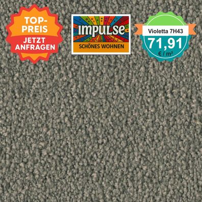 Vorwerk Violetta 7H43 Velours 400 oder 500 cm breit - versandkostenfrei ab 5 m²