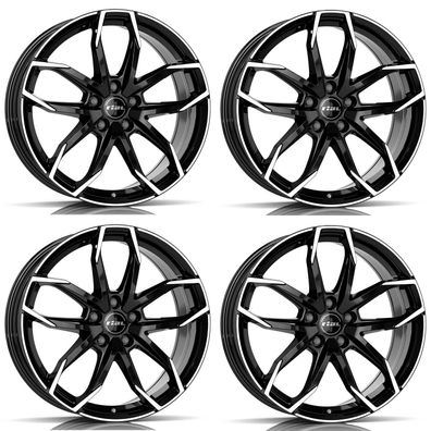 4 Rial Felgen Lucca 7.5Jx17 ET37 5x112 SWFP für Volkswagen Arteon Beetle Caddy Cross