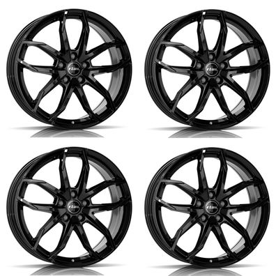 4 Rial Felgen Lucca 8.0Jx18 ET39 5x112 SW für Volkswagen Arteon Beetle Caddy Cross