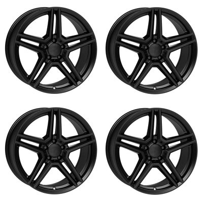 4 Rial Felgen M10 7.5Jx18 ET33 5x112 SW für AUDI A4 A5 A6 A7 A8 Q5 S4
