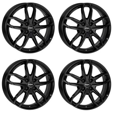 4 Rial Felgen Lucca 6.5Jx16 ET45 4x100 SW für OPEL Adam Agila B Corsa Karl Karl Rocks